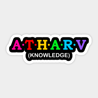 Atharv - knowledge. Sticker